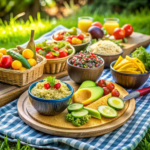 Avokado ve Kinoalı Sebze Sarması